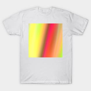 yellow pink orange red abstract texture T-Shirt